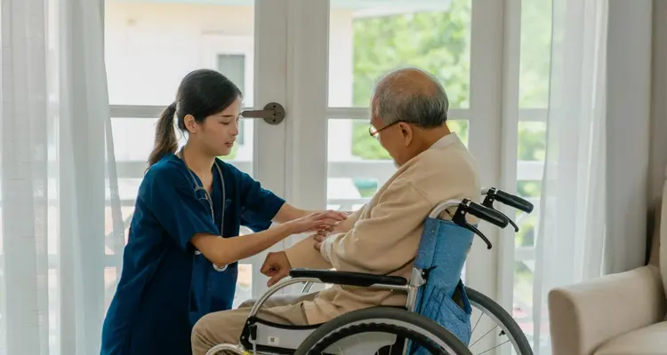 a-nurse-taking-care-of-old-patient
